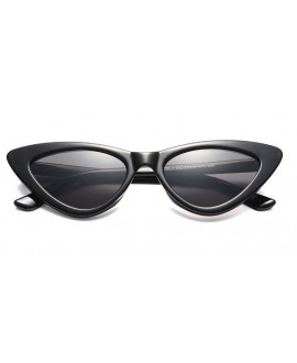 lunette de soleil style année 50 verre noir classique homme